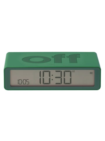 Lexon Digital-Wecker Flip Classic Grün