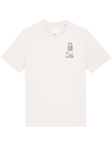 wat? Apparel T-Shirt Dogtor in Off White