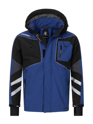 Rock Creek Softshelljacke in Royalblau