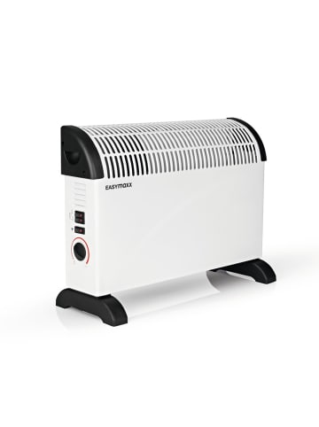EASYmaxx Heizkonvektor 2000W weiß/schwarz inkl. Standfuß  Schwarz