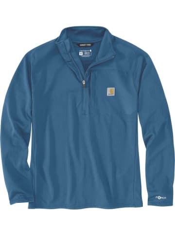 CARHARTT  Pullover "Mock Neck 106423" in Blau