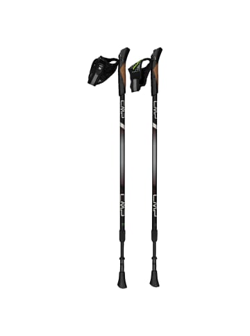 cmp Maniva - Nordic Walking Stöcke 135 cm in black-ghiacco