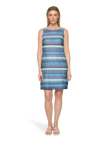 Betty Barclay Etuikleid ohne Arm in Blau/Grün
