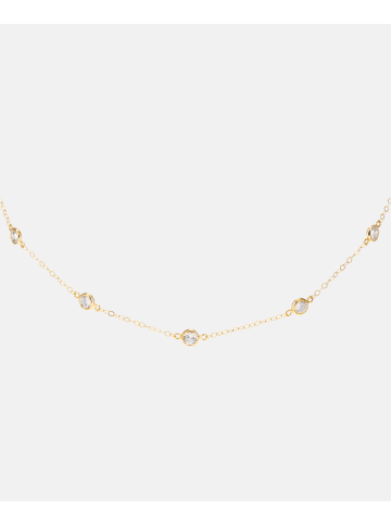 Diamant L'éternel Halskette aus 375 Gelbgold mit Zirkonia