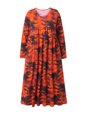 Ulla Popken Kleid in dunkel weinrot