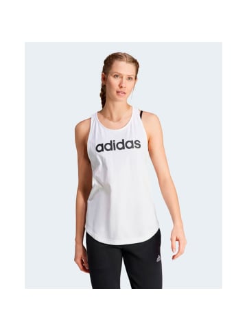 adidas Tanktop in 7-Weiß/Schwarz
