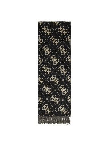 Guess Scarf - Schal 70x190 cm (black logo) in black logo