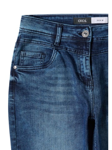 Cecil Bootcut Jeans in Blau