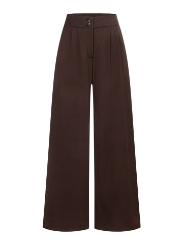 More & More extraweite Jerseyhose in espresso brown