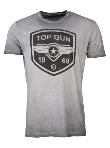 TOP GUN T-Shirt Powerful TG20191043 in grey
