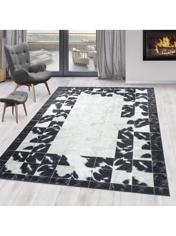 KADIMA DESIGN Teppich Waschbar Flachgewebe Patchwork Design Polyester Wohnzimmer