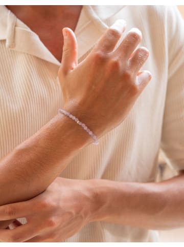 Massi Morino  Perlenarmband in Rosenquarz