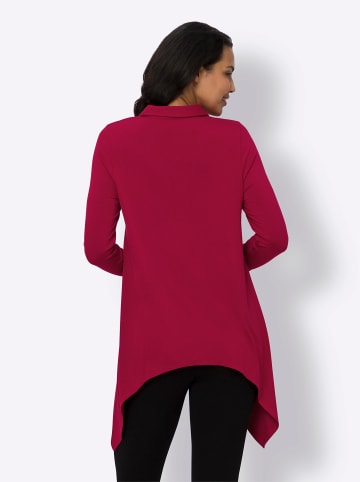 Sieh an! Longshirt in kirsche
