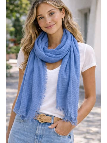 collezione alessandro Schal " Soft-i " in blau