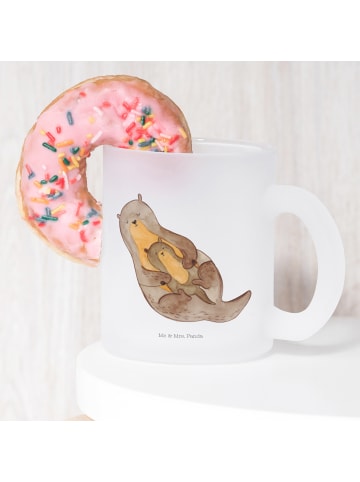 Mr. & Mrs. Panda Teetasse Otter Kind ohne Spruch in Transparent