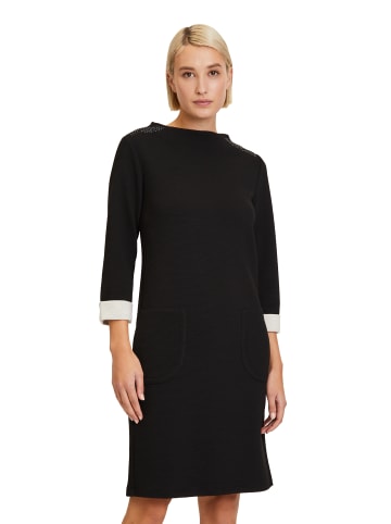 Betty Barclay Shirtkleid mit Reißverschluss in Patch Black/Cream