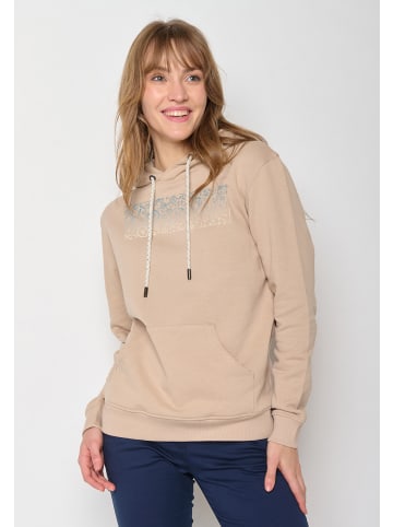 GreenBomb Hoodie Bike Lucky in Kaffee Latte