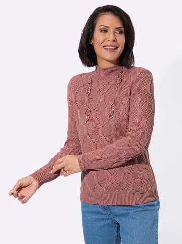 WITT WEIDEN Stehkragen-Pullover in rosenholz