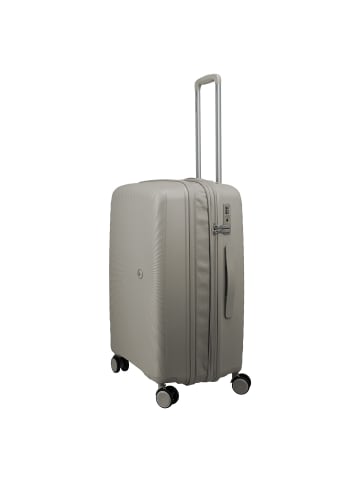 travelite Tamaris x Travelite Voyaage 4 Rollen Trolley M 66 cm mit Dehnfalte sand