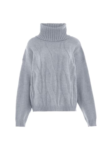 aleva Damen Sweater in HELLGRAU MELANGE