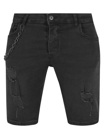 2Y Premium Jeans Shorts in black