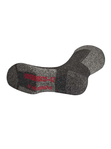 H.I.S Wandersocken in 2x anthrazit-meliert