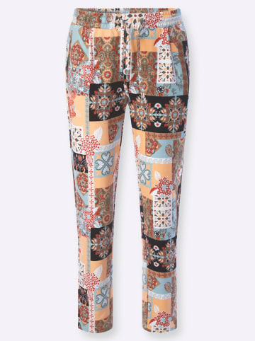 WITT WEIDEN Sweathose in mint-apricot-gemustert