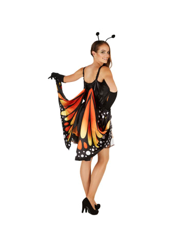 tectake Große, bunte Flügel, schwarz/orange