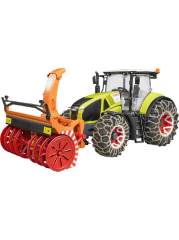 bruder Spielzeugauto 03017 Claas Axion 950 und Schneeketten und -fräse - 4-8 Jahre