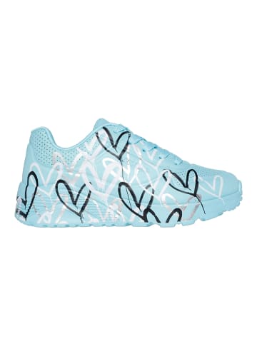 Skechers Sneakers Low UNO LITE - METALLIC LOVE in blau