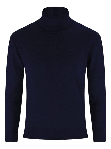 CASH-MERE.CH Rollkragen Pullover in Marine Blau