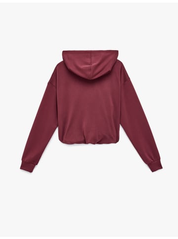 KOTON SWEATSHIRTS in Bordo