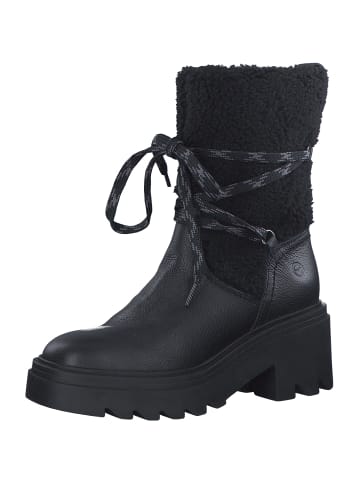 Tamaris Schnürstiefel in schwarz