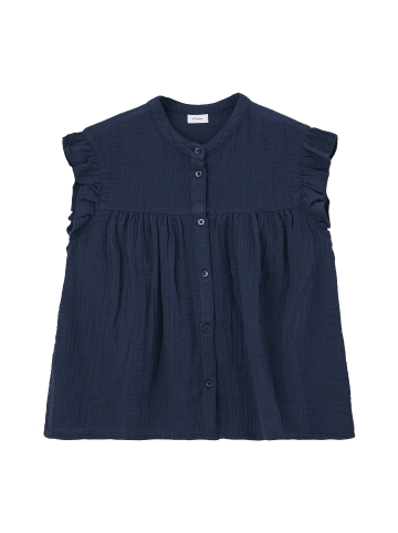 s.Oliver Bluse kurzarm in Blau