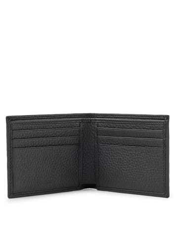 BOSS Crosstown - Herrengeldbörse Leder 11 cm RFID in schwarz