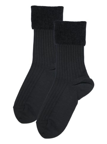 Rogo Umschlagsocken in Schwarz