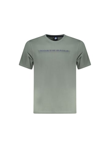 North Sails Grünes Baumwoll-T-Shirt