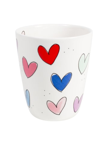 Blond Amsterdam Becher Herzen in Bunt - 350 ml