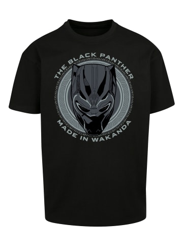 F4NT4STIC Heavy Oversize T-Shirt Marvel Black Panther Made in Wakanda in schwarz