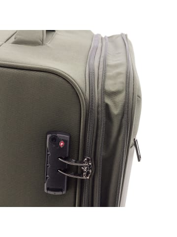 Gladiator 3700 4 Rollen Trolley 78 cm mit Dehnfalte olive green