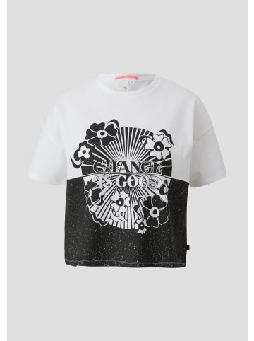 QS T-Shirt in 99D0_schwarz
