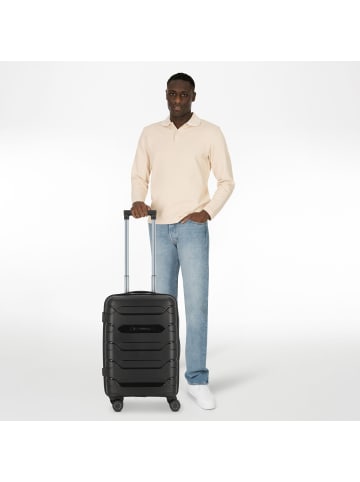 Polestream Strz by Asteroid 4 Rollen Kabinentrolley 55 cm in black