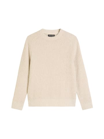 Marc O'Polo Pullover regular in white cotton