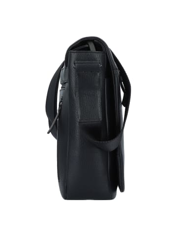 Jost Stockholm Messenger Leder 33 cm Laptopfach in schwarz