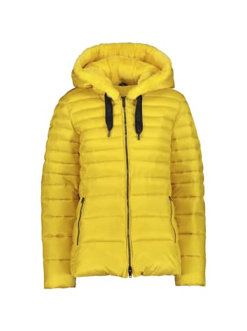Campagnolo Steppjacke mit Kapuze in Gelb