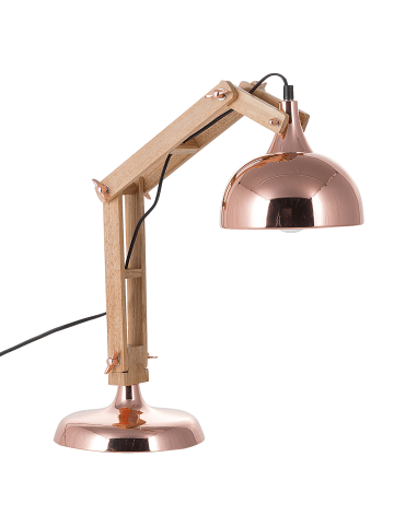 Beliani Tischleuchten SALADO in Kupfer/Braun - (W) 18 x (H) 53 x (L) 18 cm