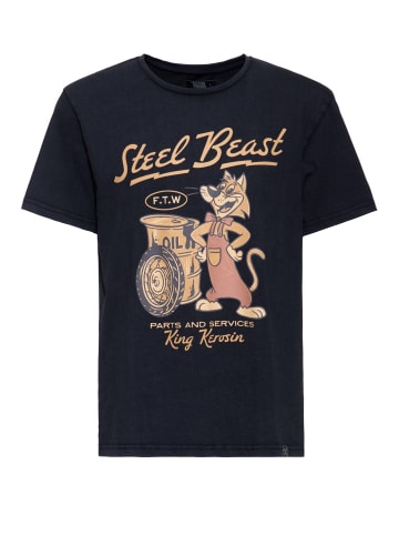 King Kerosin King Kerosin T-Shirt Steel Beast in anthrazit