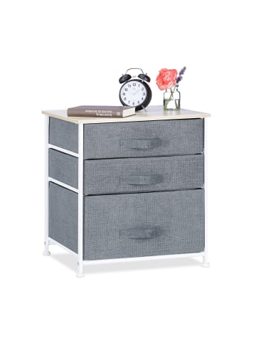 relaxdays Regalsystem in Grau - (B)48 x (H)53 x (T)40 cm