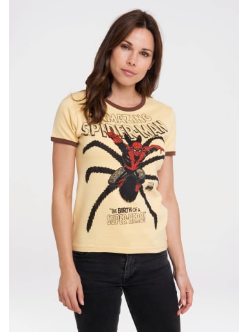 Logoshirt T-Shirt Spider-Man in beige-braun