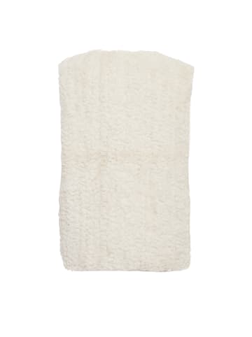 Sidona Damen Weste in Wollweiss